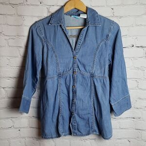 Announcements Maternity Jean Blouse
